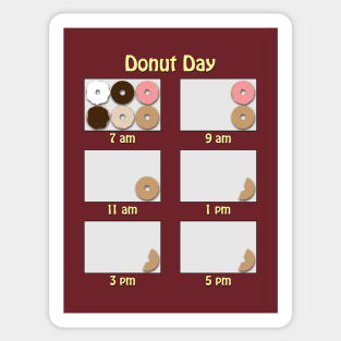 Donut Day (funny) Sticker